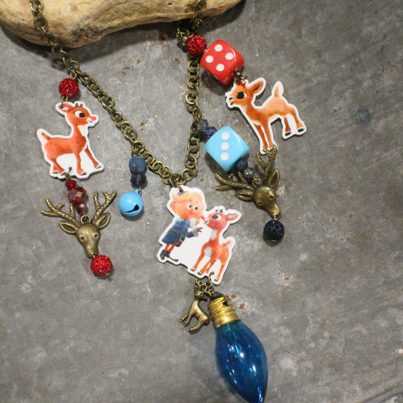 Rudolph & Friends Charm'd Necklace
