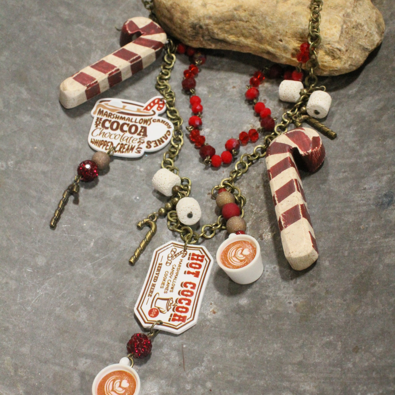 Hot Cocoa Time Of Year Layered Necklace