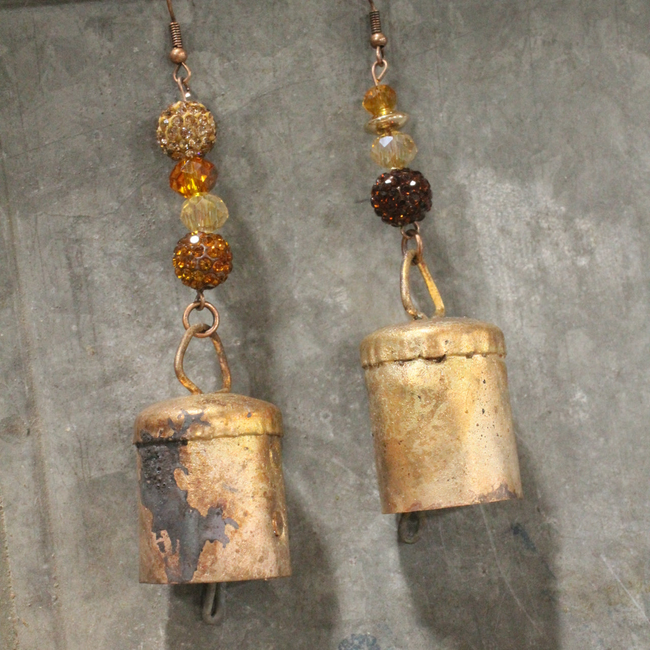 Vintage Bells Ringing Dangle Drop Earrings