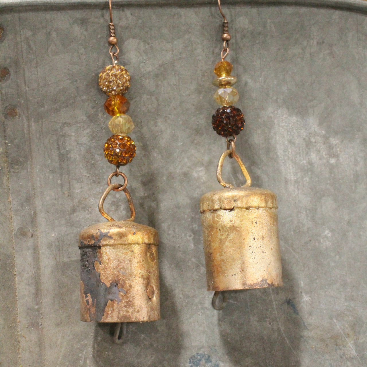 Vintage Bells Ringing Dangle Drop Earrings