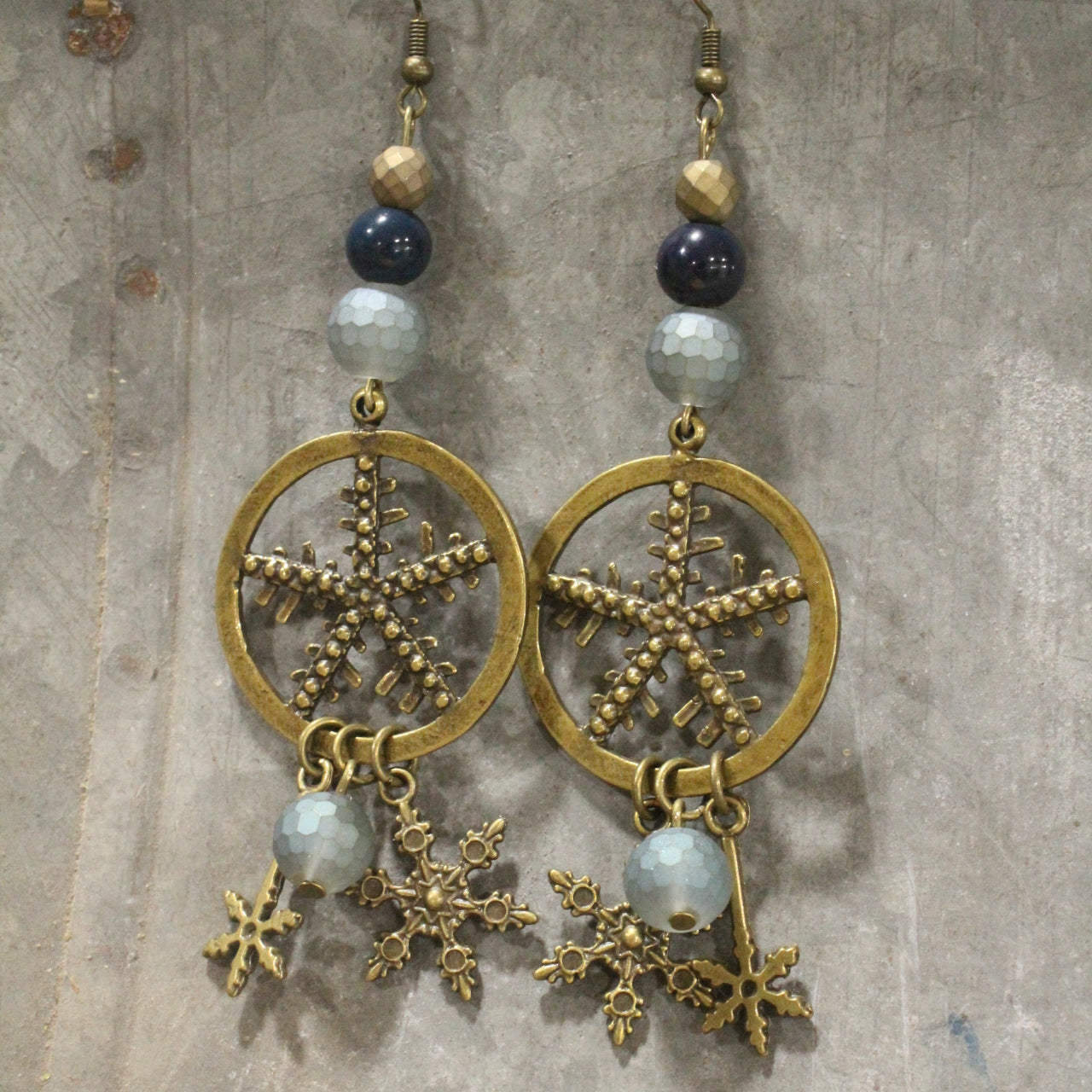 The Weather Outside Is Delightful Snowflake Charm'd Earrings