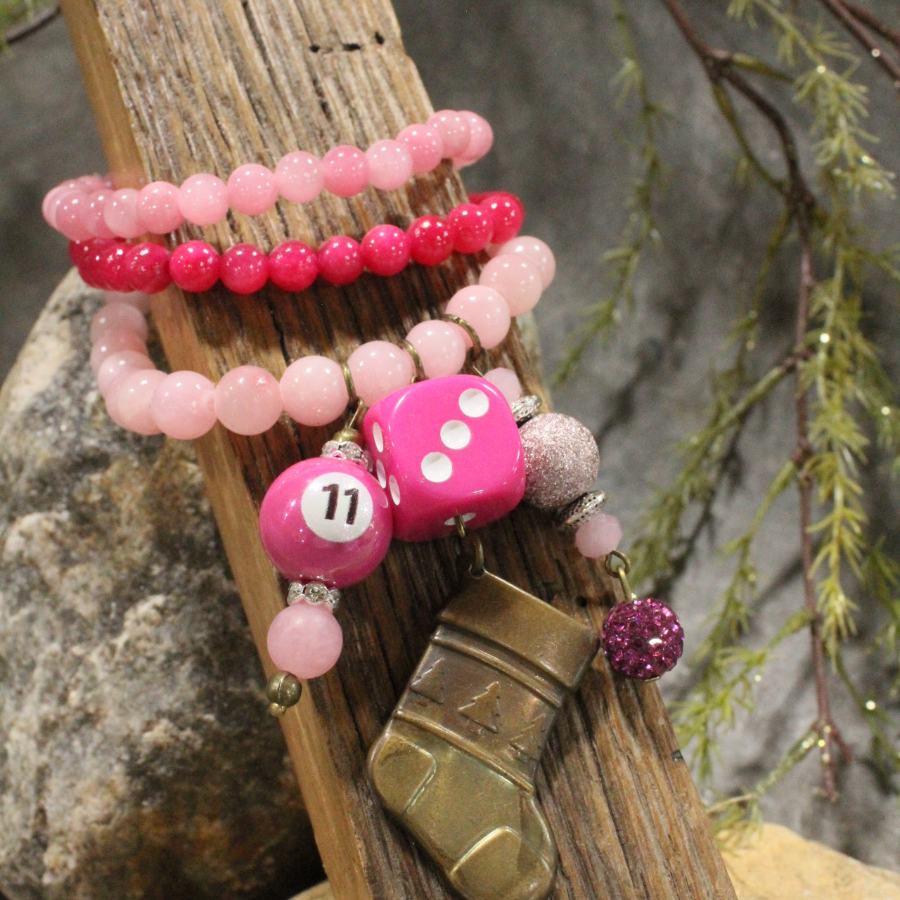 The Stockings Were Hung Bracelet Set