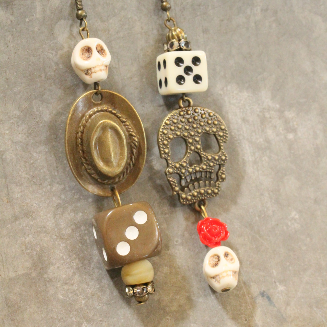 Cursed Cowboy Dangle Earrings