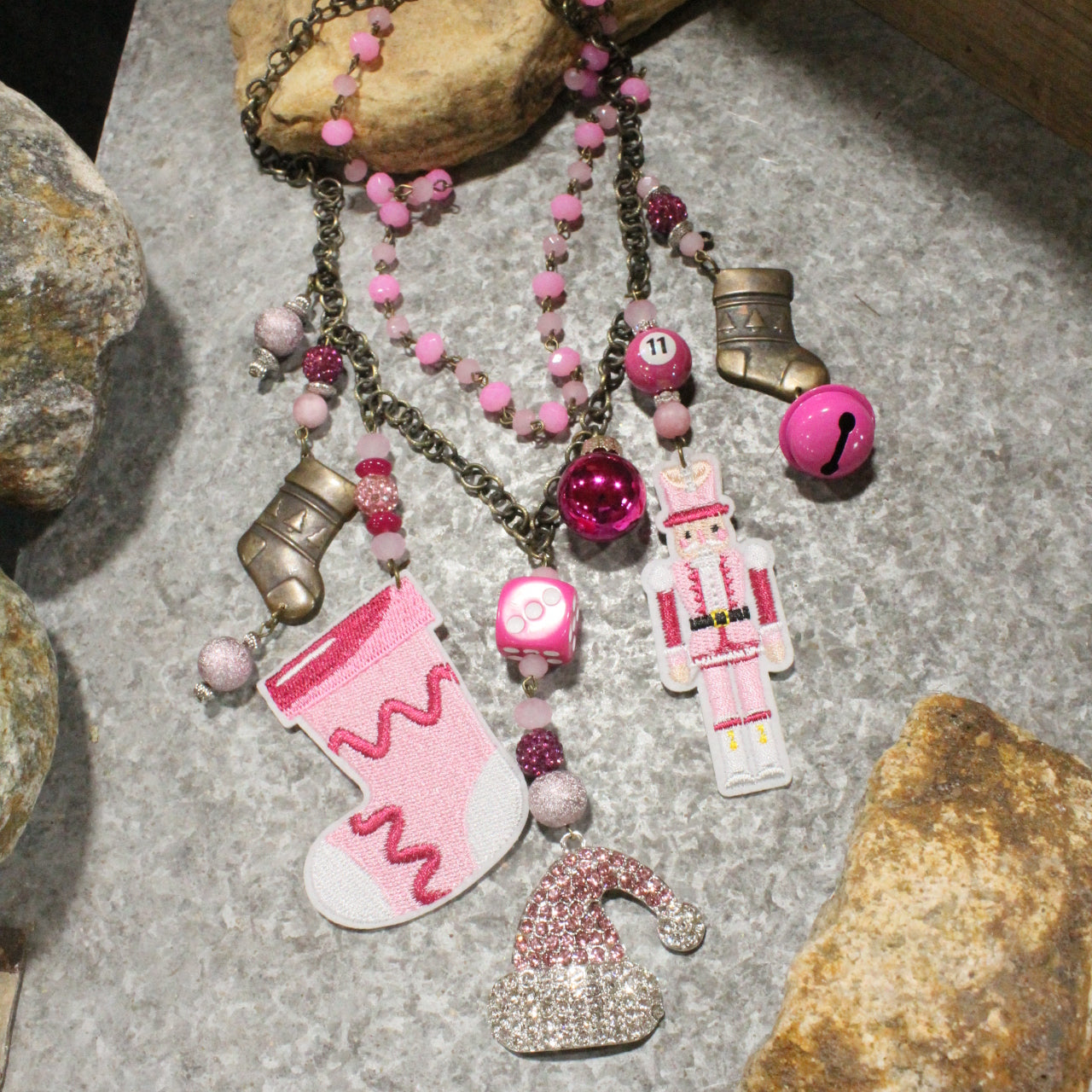 The Stockings Were Hung Layered Necklace