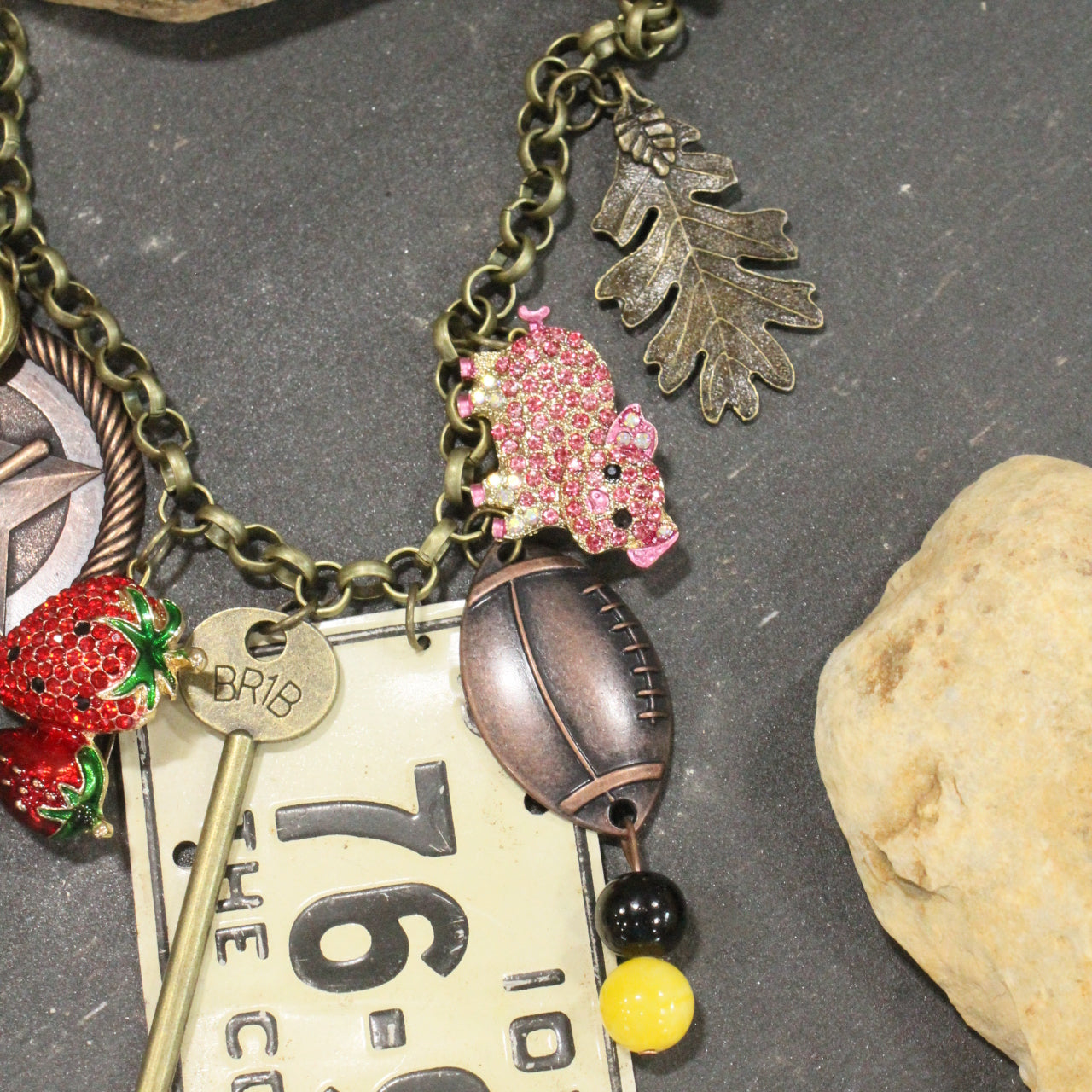 Travel Time In Iowa Layered Necklace