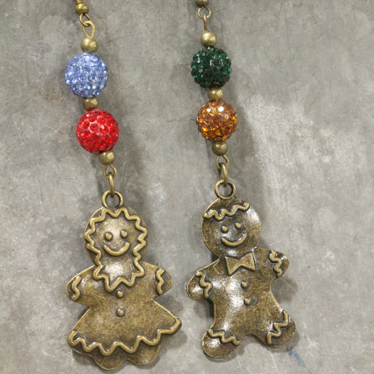 The Gingerbread Man Dangle Earrings