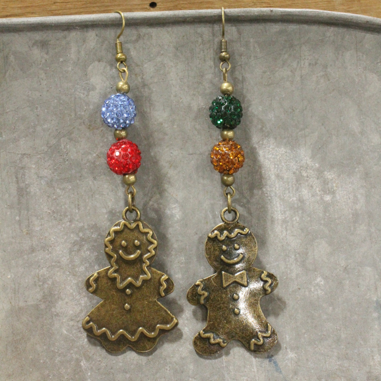 The Gingerbread Man Dangle Earrings