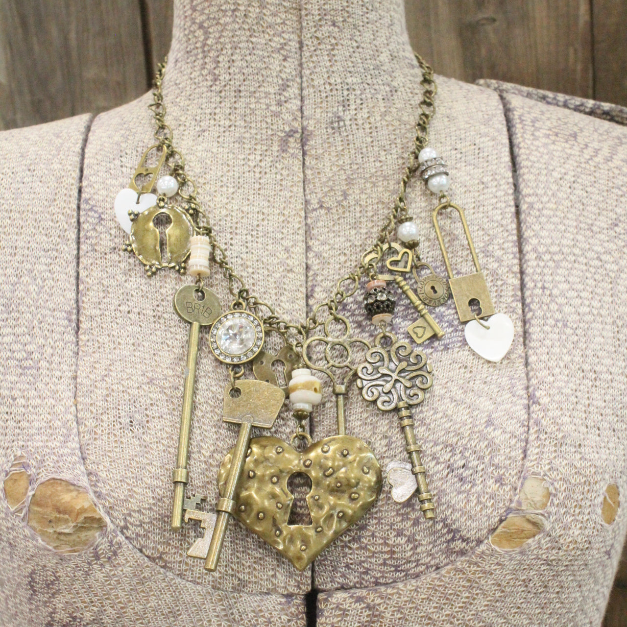 Key To My Heart Charm'd Necklace
