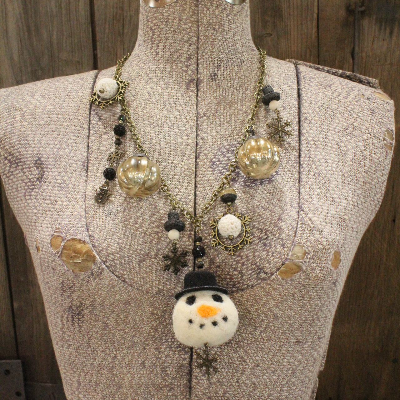 Meet Mr. Chilly Snowflake Necklace