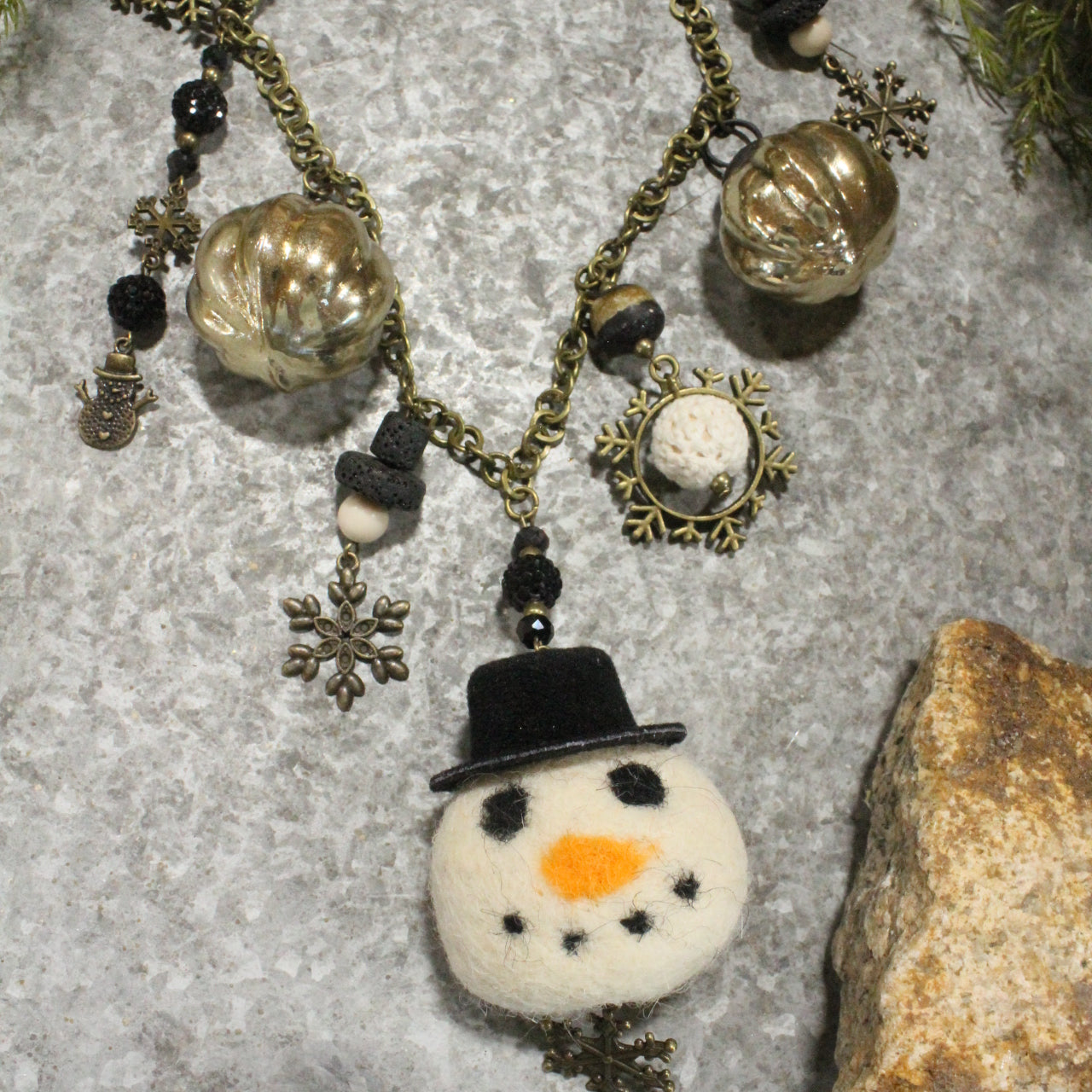 Meet Mr. Chilly Snowflake Necklace