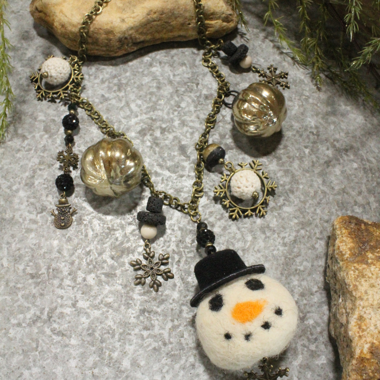Meet Mr. Chilly Snowflake Necklace