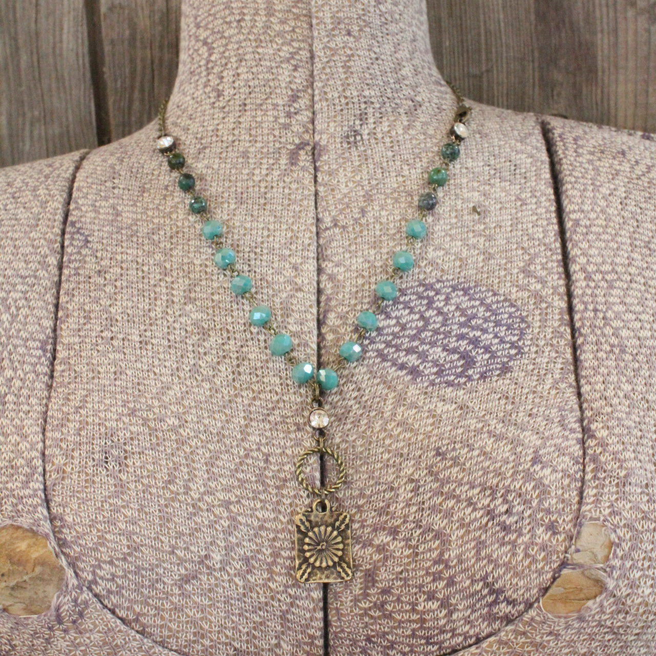 Simply Charming Deep Jade Necklace