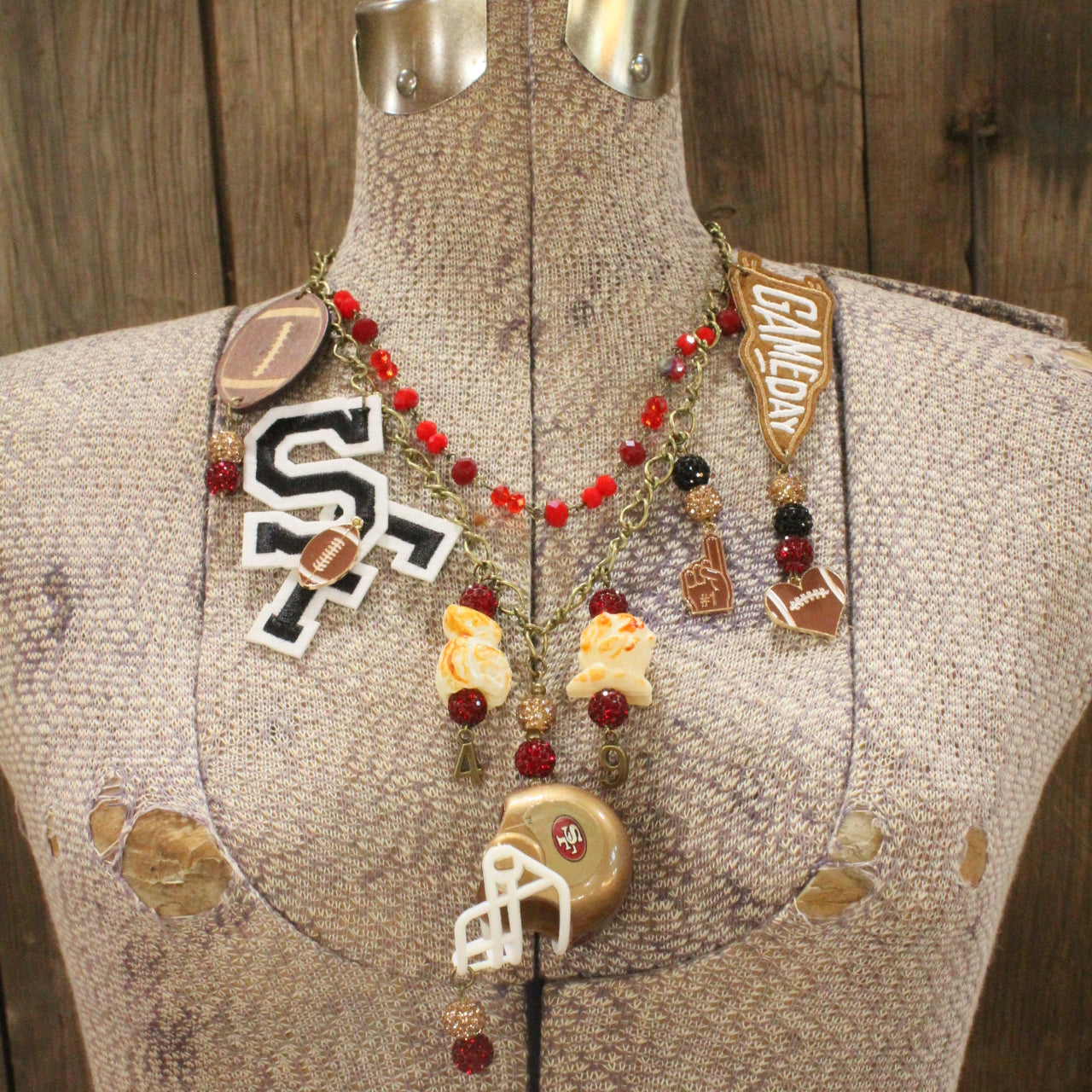 Gameday W/ the San Francisco 49ers Charm'd Necklace