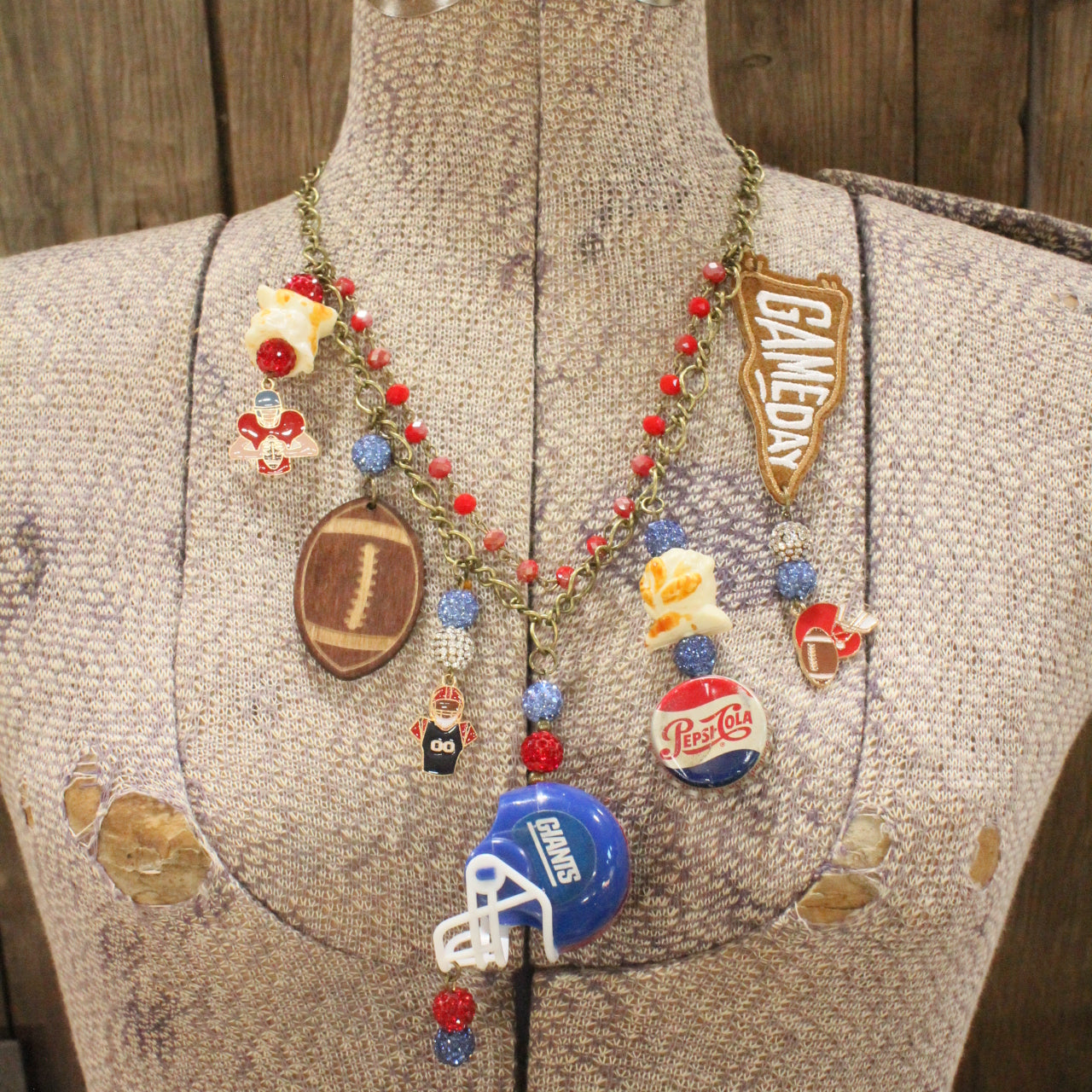 Gameday W/ the New York Giants Charm'd Necklace