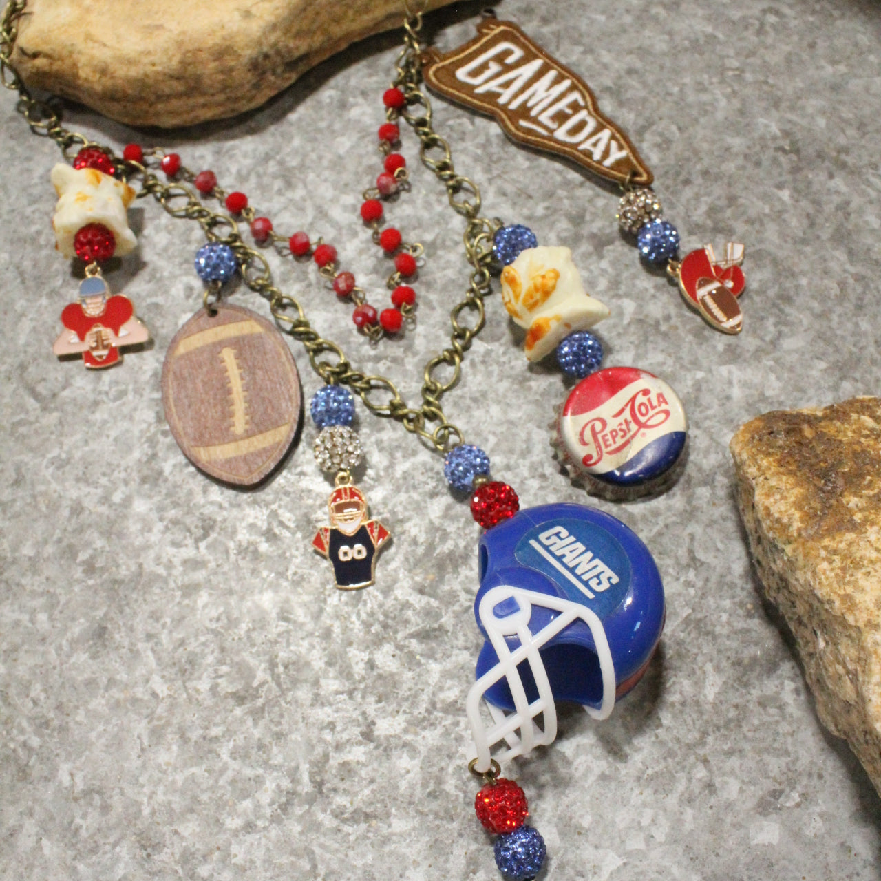 Gameday W/ the New York Giants Charm'd Necklace