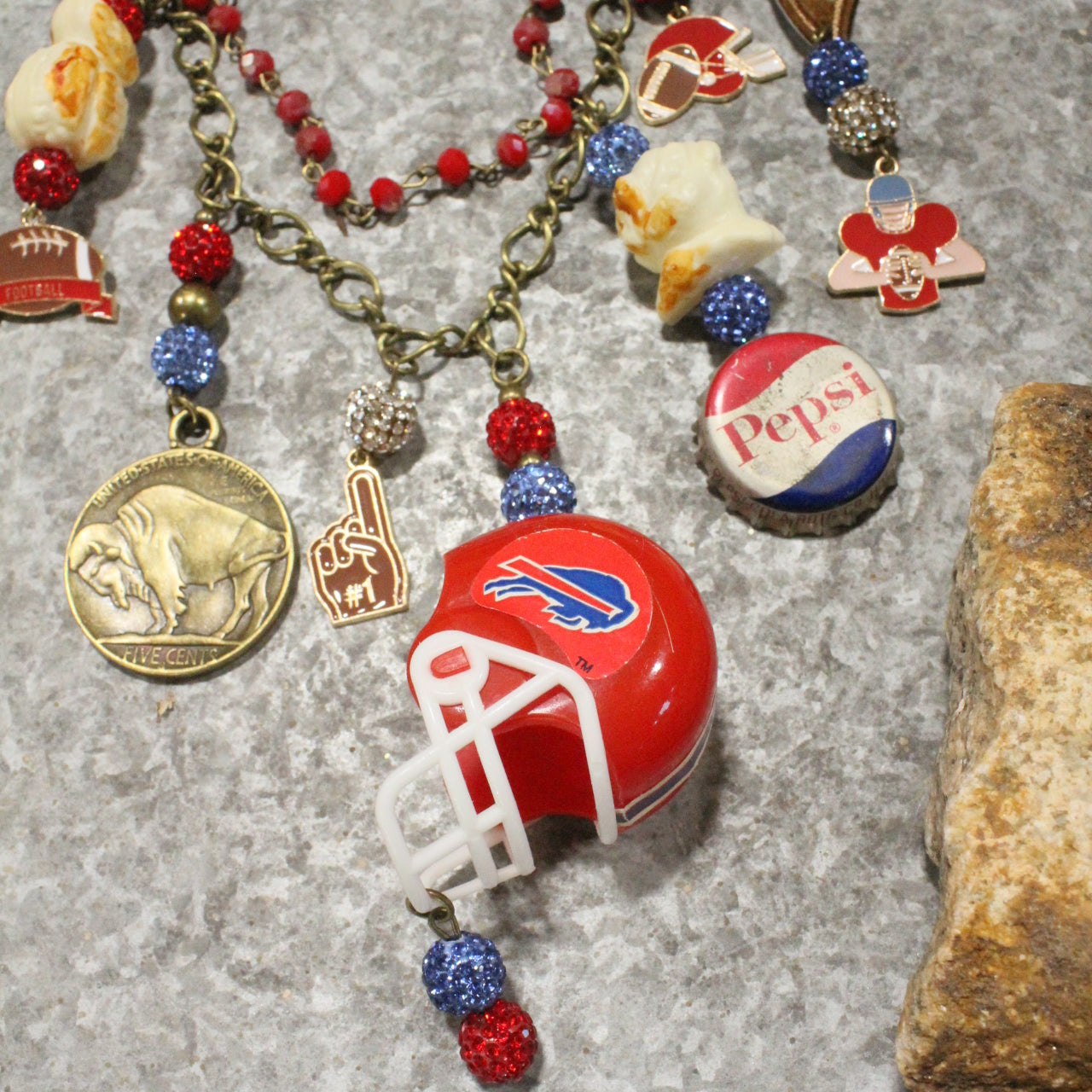 Gameday W/ the Buffalo Bills Charm'd Necklace