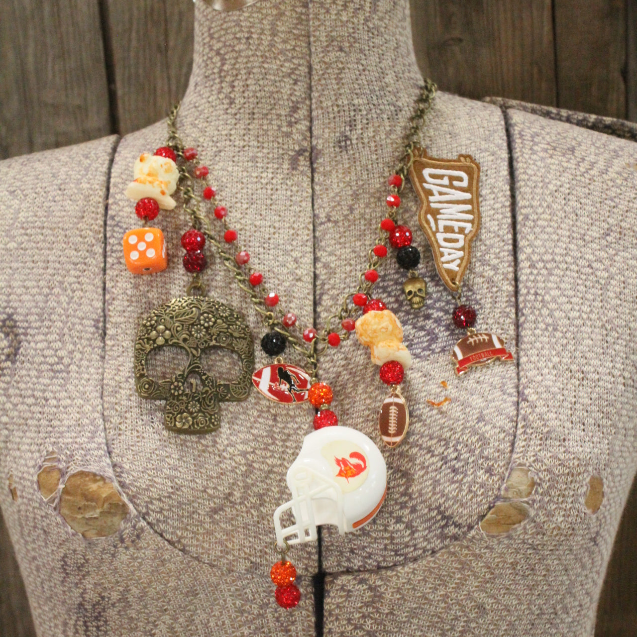 Gameday W/ the Tampa Bay Buccaneers Charm'd Necklace