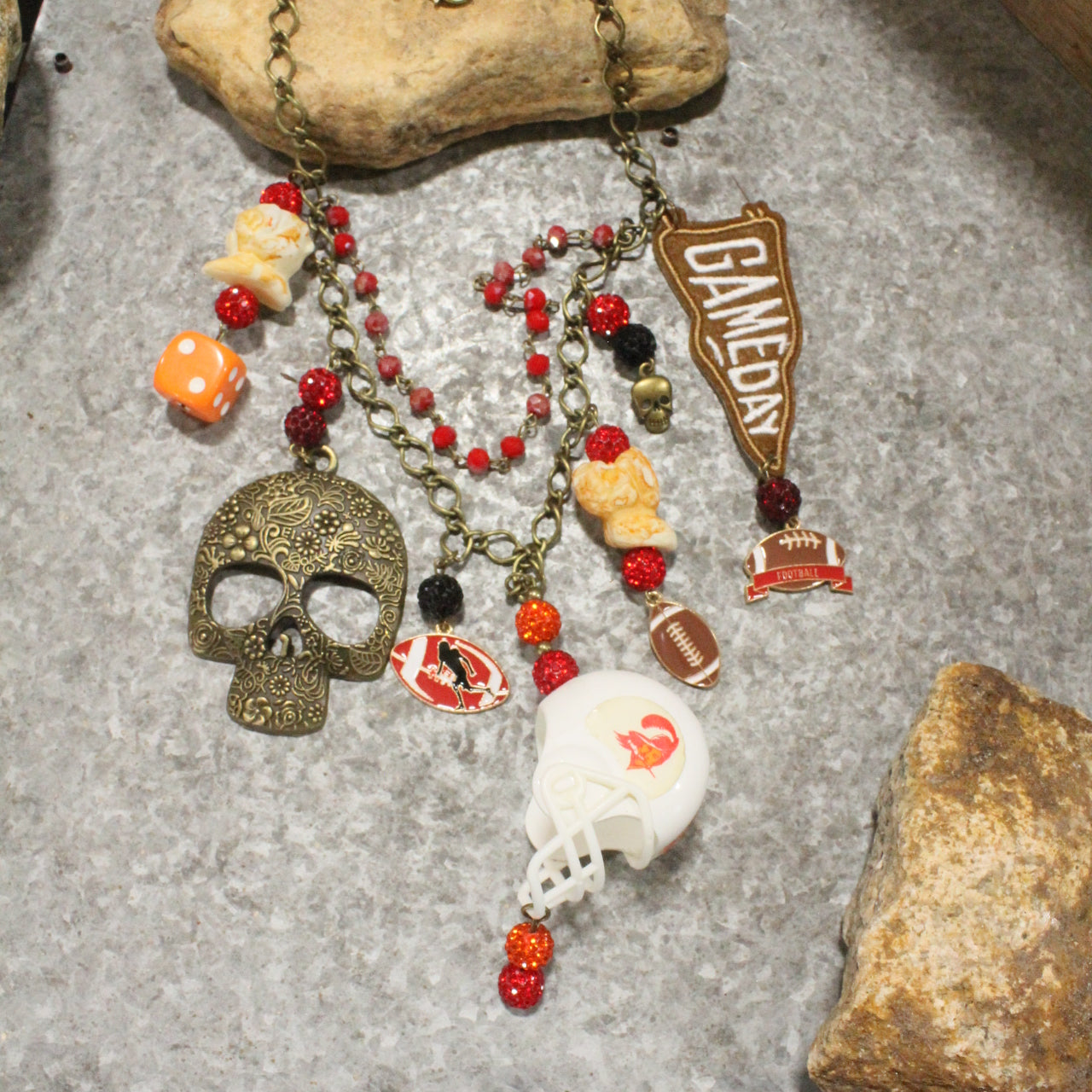 Gameday W/ the Tampa Bay Buccaneers Charm'd Necklace