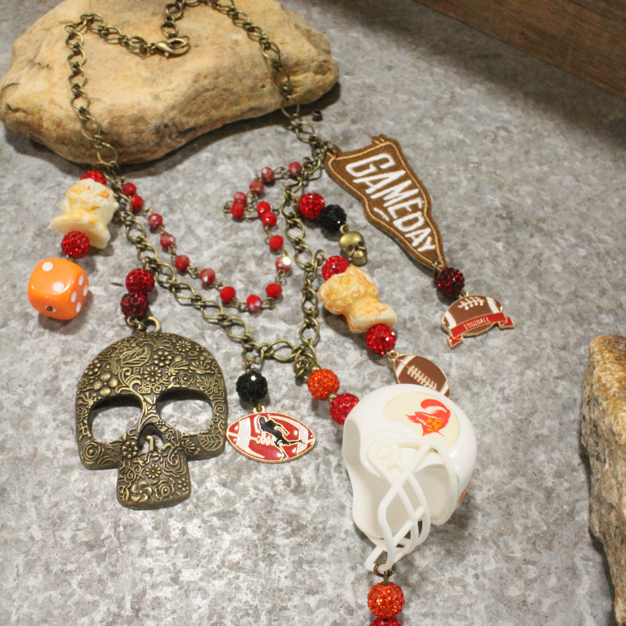 Gameday W/ the Tampa Bay Buccaneers Charm'd Necklace
