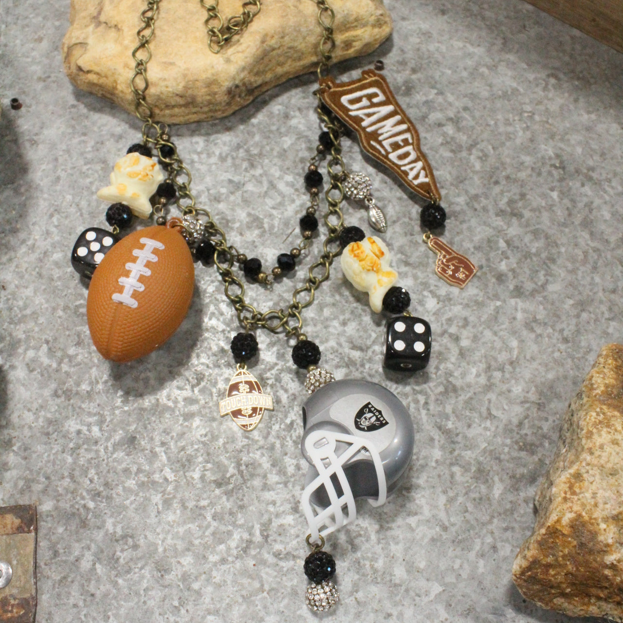 Gameday W/ the Raiders Charm'd Necklace
