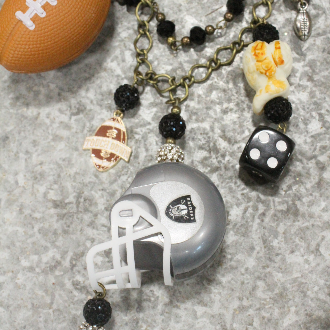 Gameday W/ the Raiders Charm'd Necklace