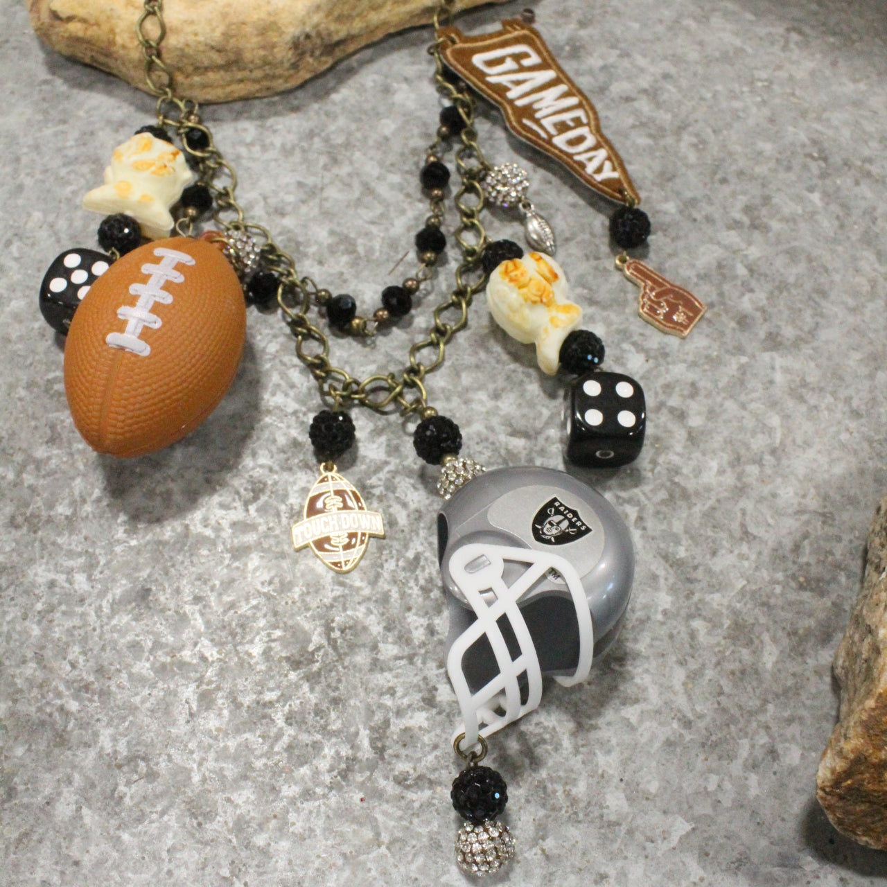 Gameday W/ the Raiders Charm'd Necklace