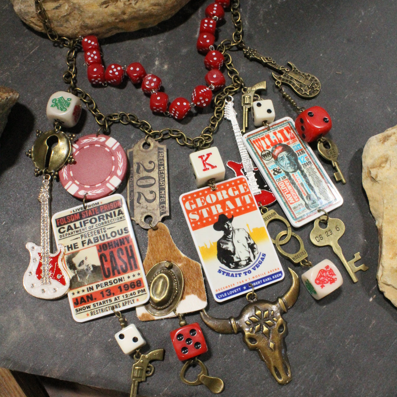 Strait Out Of Country Necklace Set