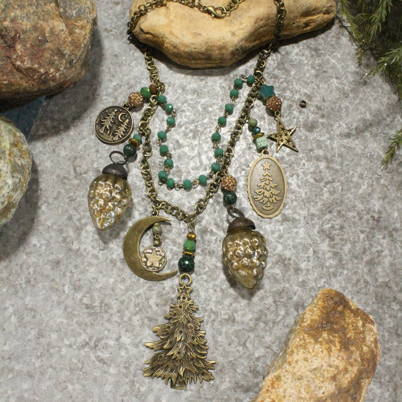 In The Meadow Charm'd Necklace