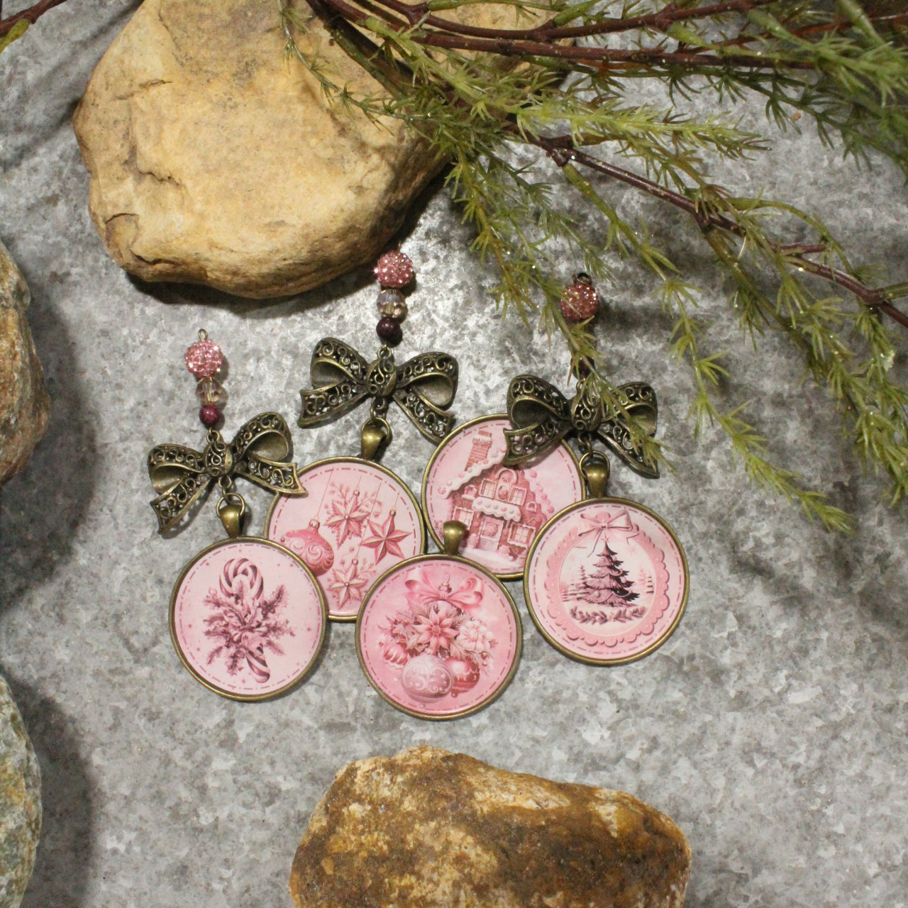 Vintage Ribbon Wonders Charm'd Necklace