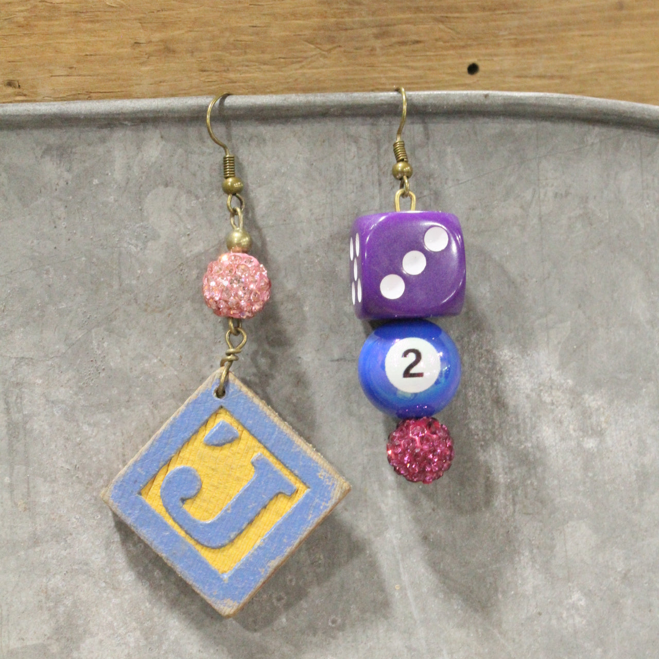 Land Of The Misfit Toys Dangle Earrings