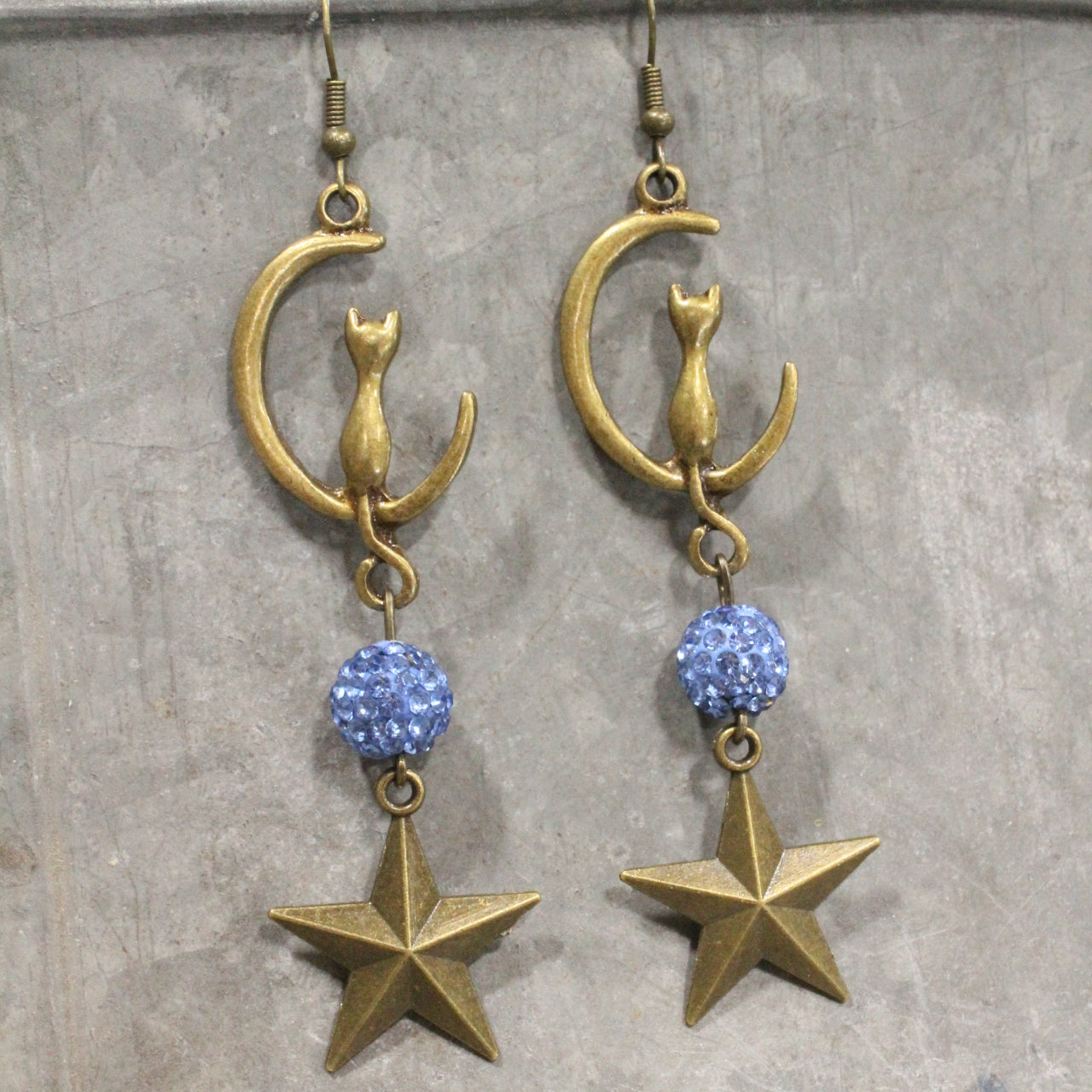 Midnight Blues Dangle Earrings