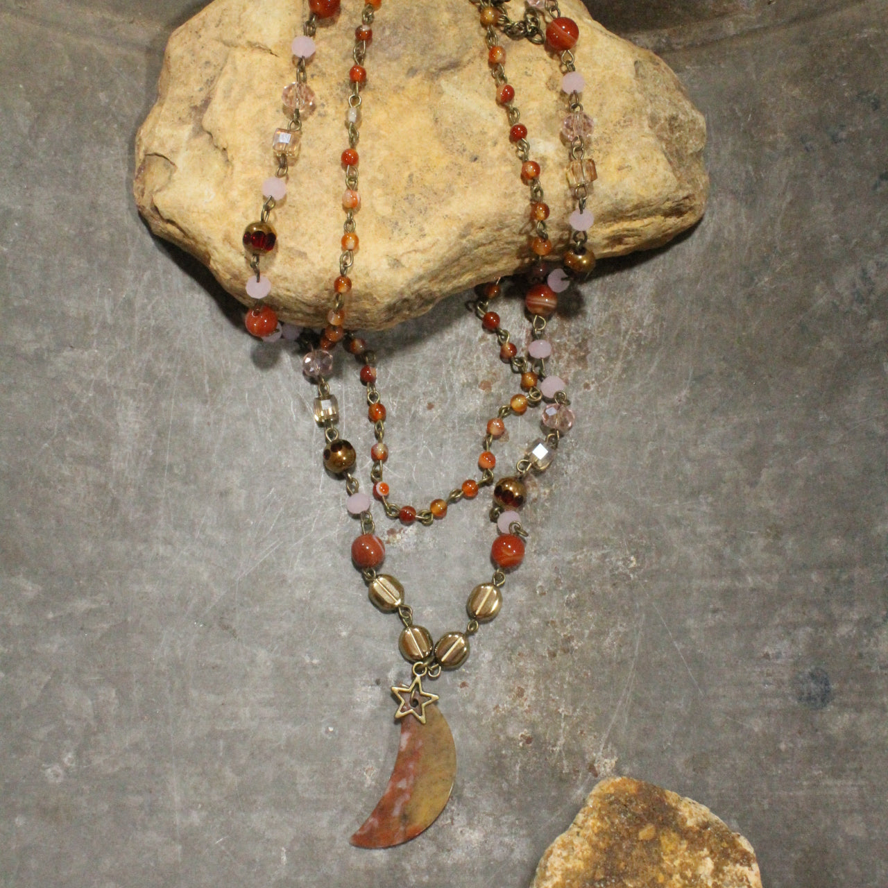 Over The Moon Layered Necklace