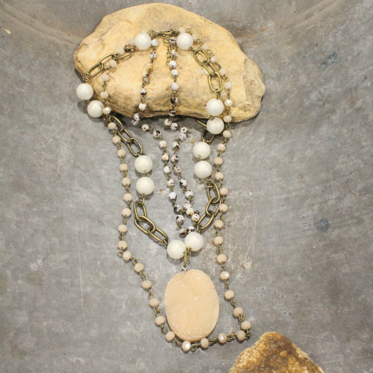 A Stones Throw Layered Necklace