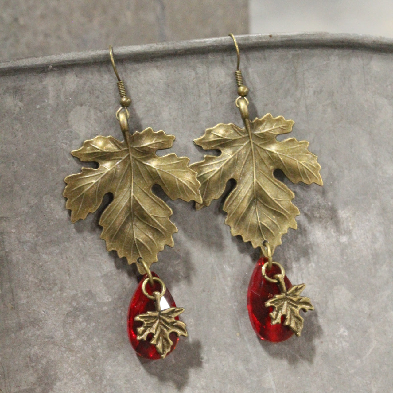 Red Maples Are My Favorite Dangle Earrings