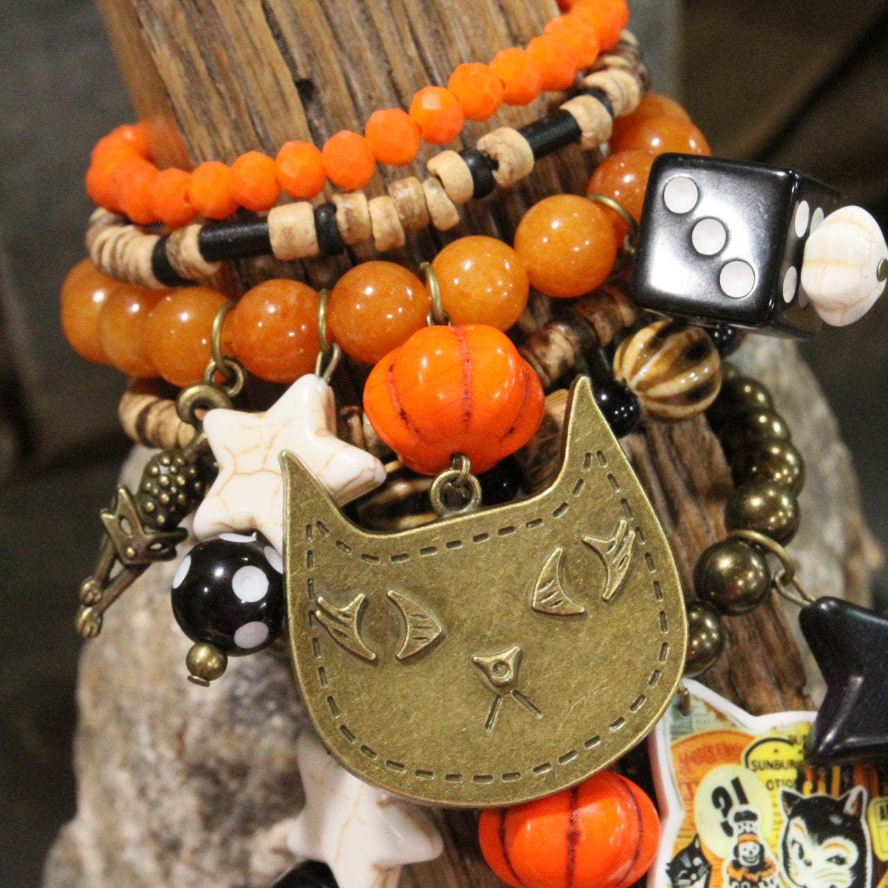 Cat's Got Your Tongue Charm'd Bracelet Set