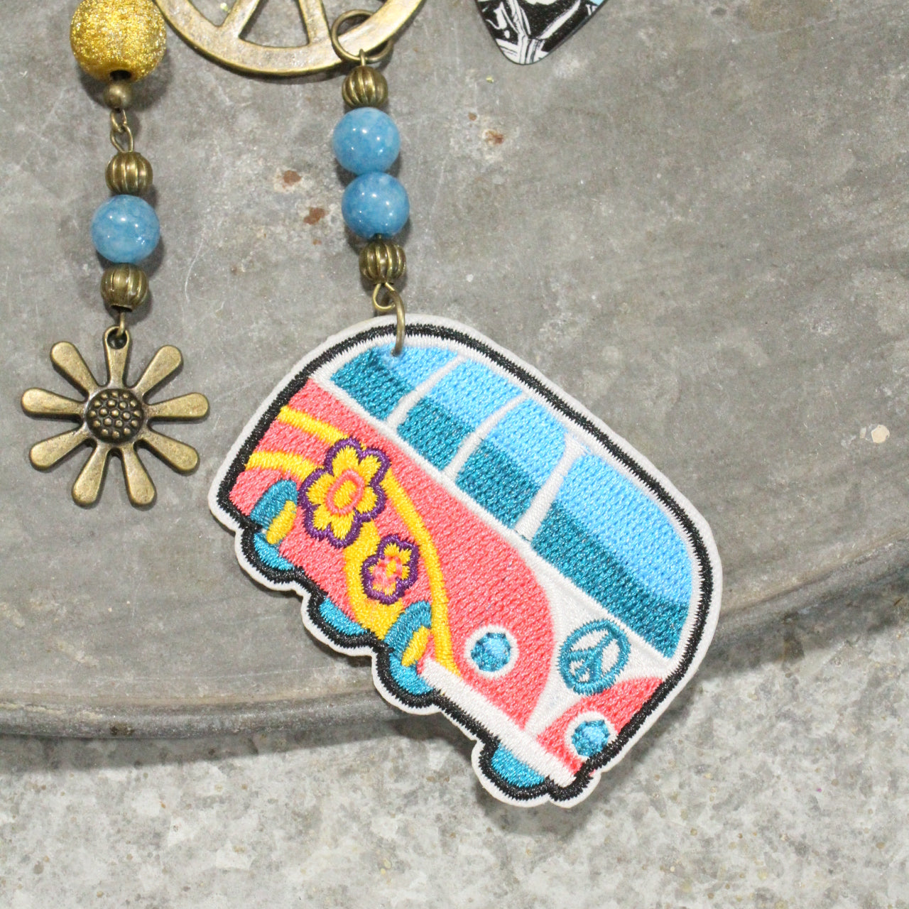 On The Road W/ The Beatles Retro Charm Necklace