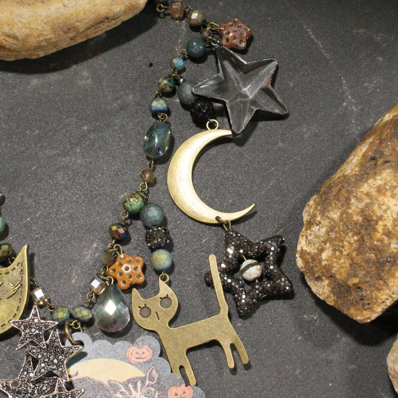 Out On The Prowl Charm'd Necklace