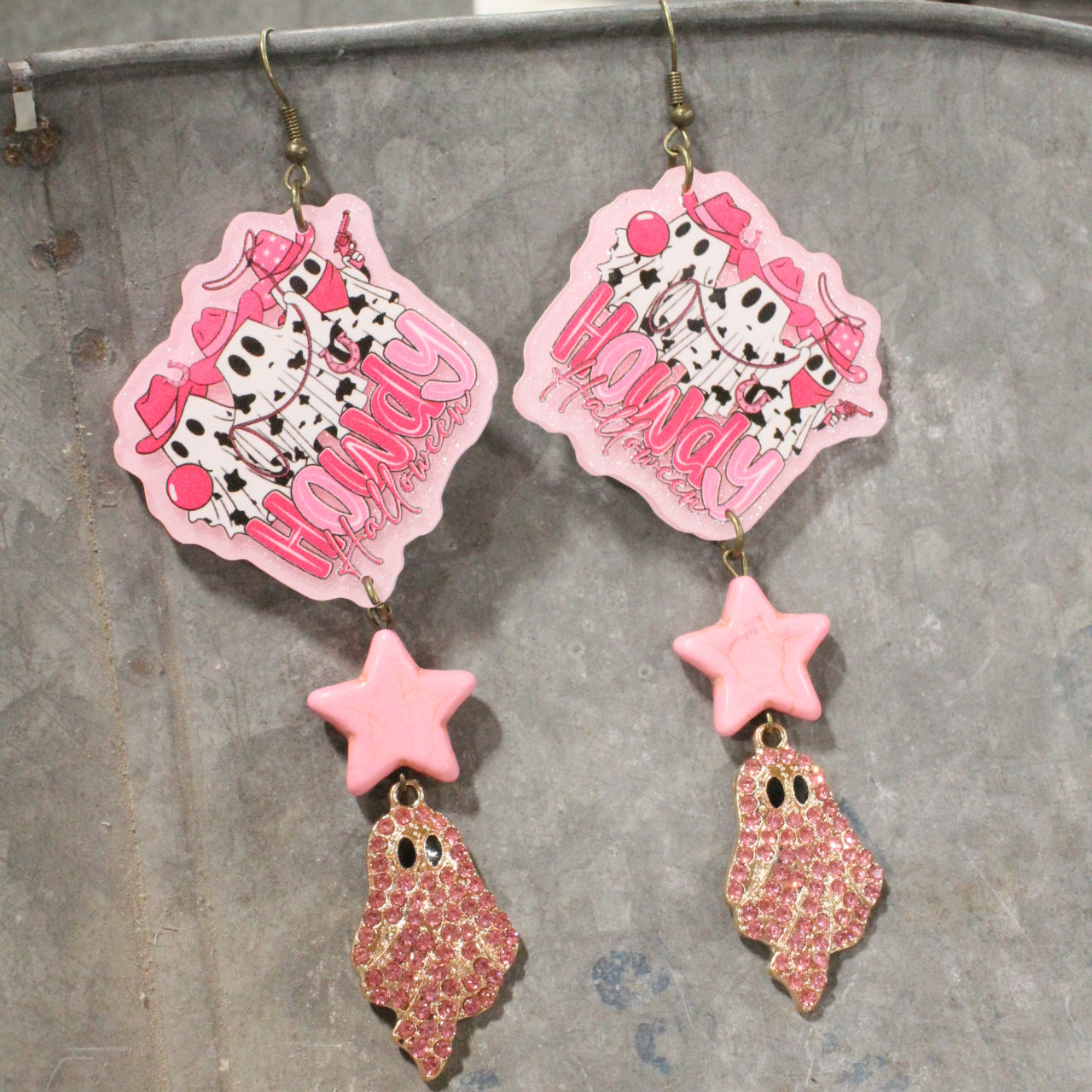 Howdy Halloween Dangle Earrings