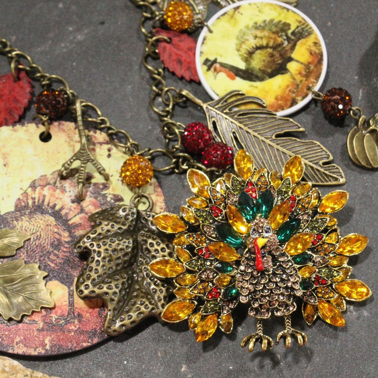 Turkey Trot Charm'd Necklace