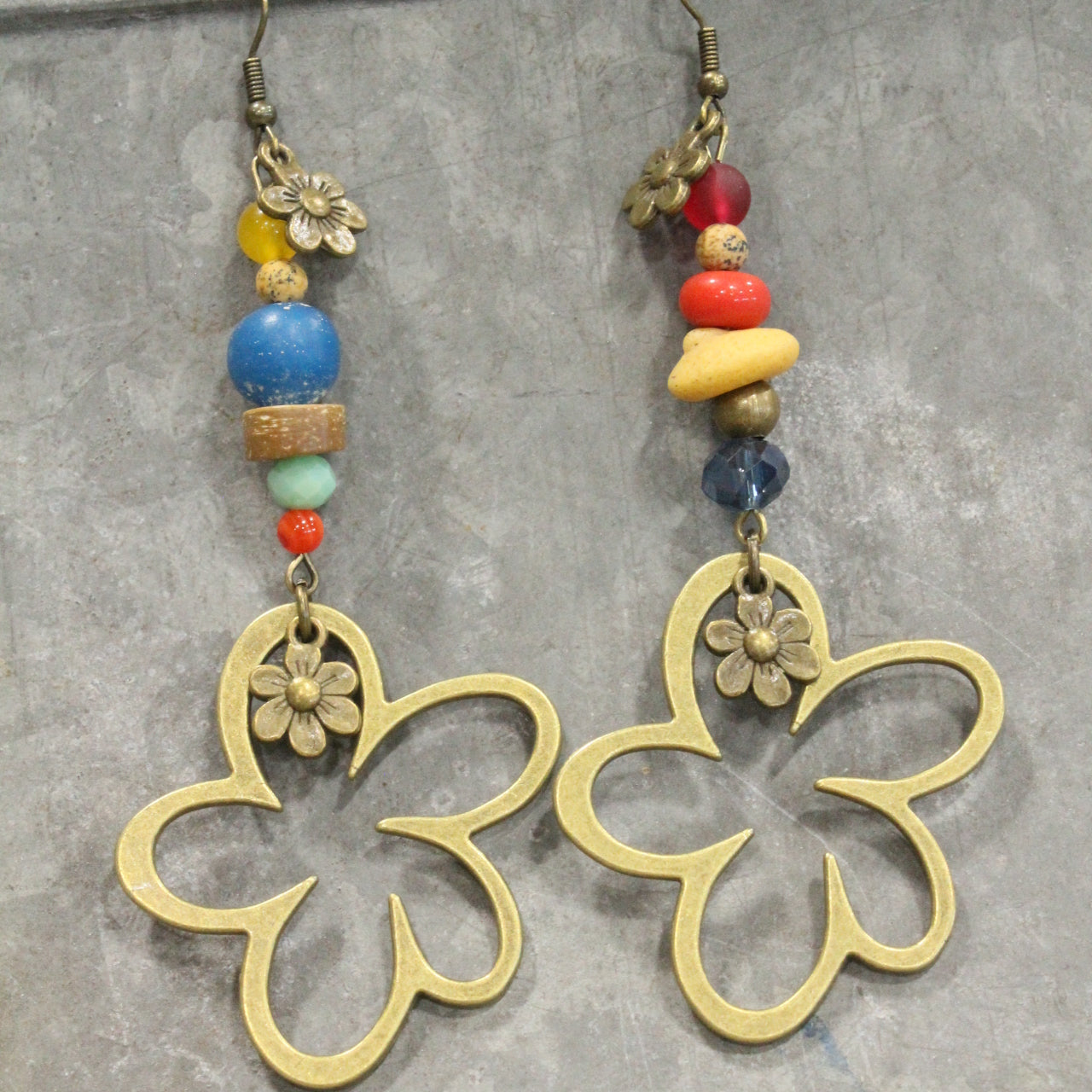 Fun In the Sun Flower Drop Earrings