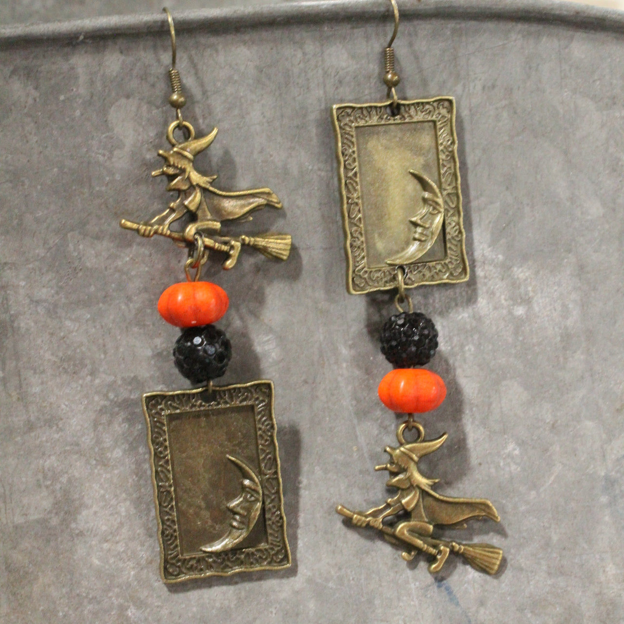 Clocks Winding Down Dangle Earrings