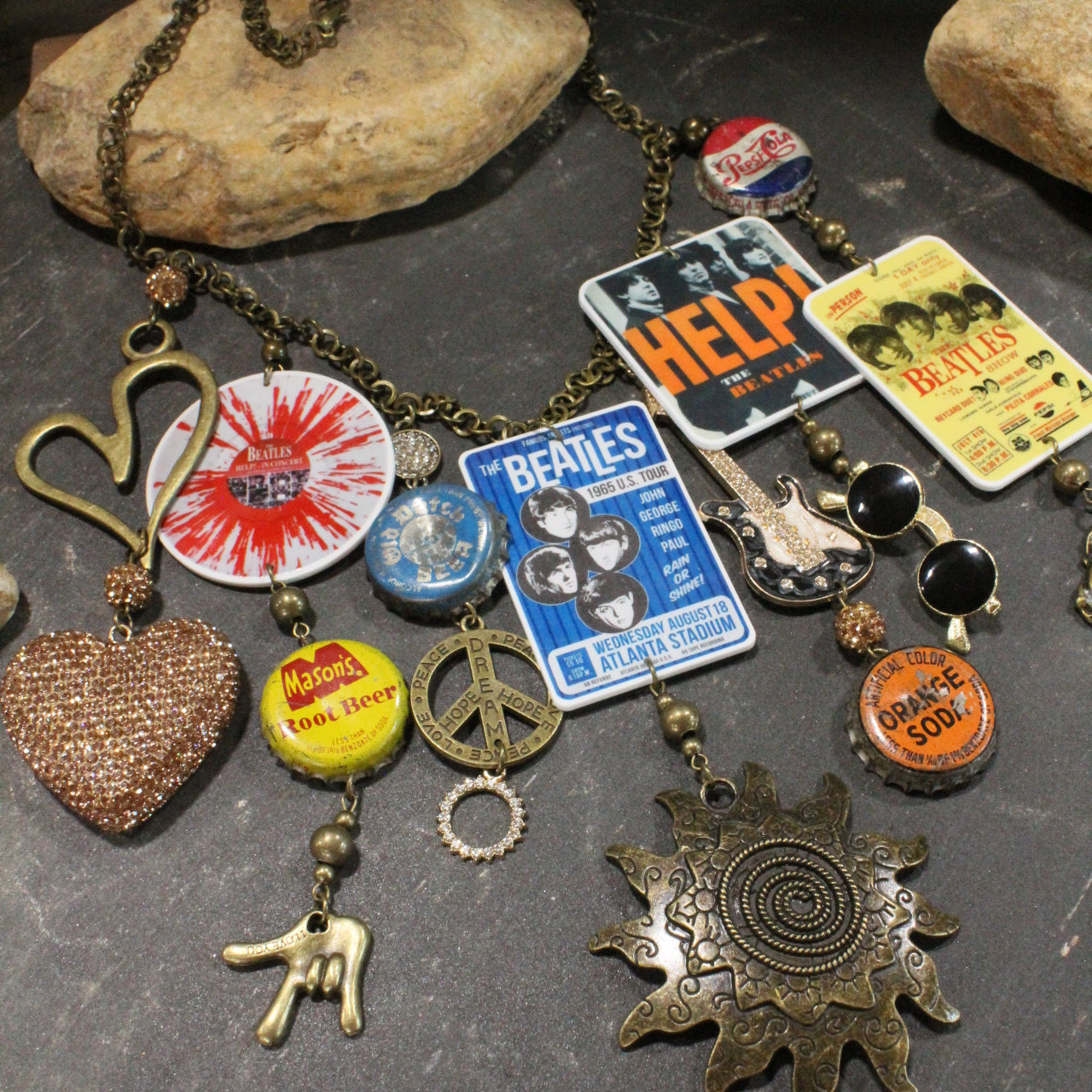 Beatle Mania Chart Topper Necklace