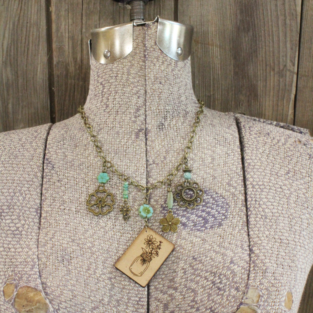 Green As Spring Charming Necklace