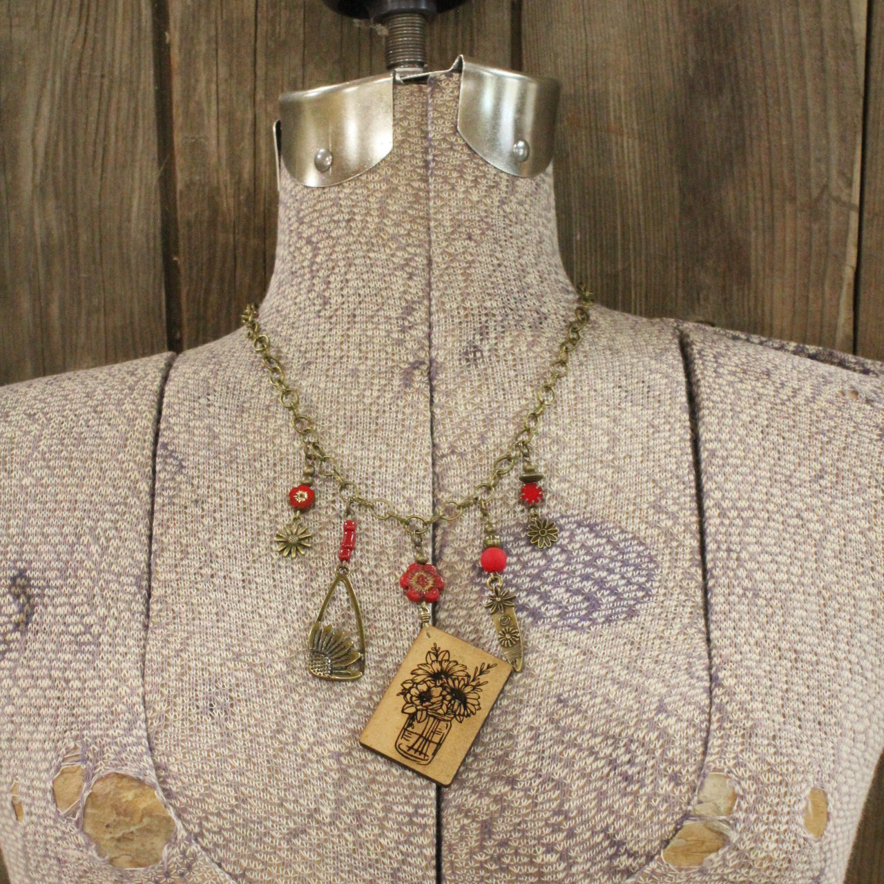 Ripe & Ready Red Charming Necklace