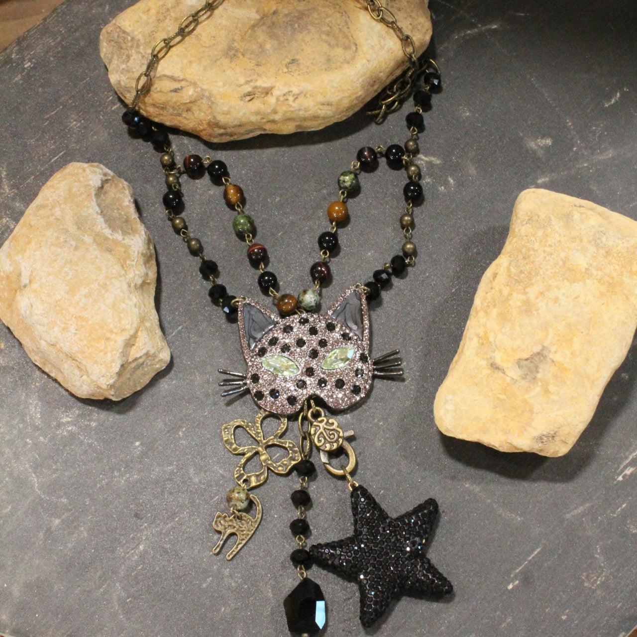 Out Prowling Layered Necklace
