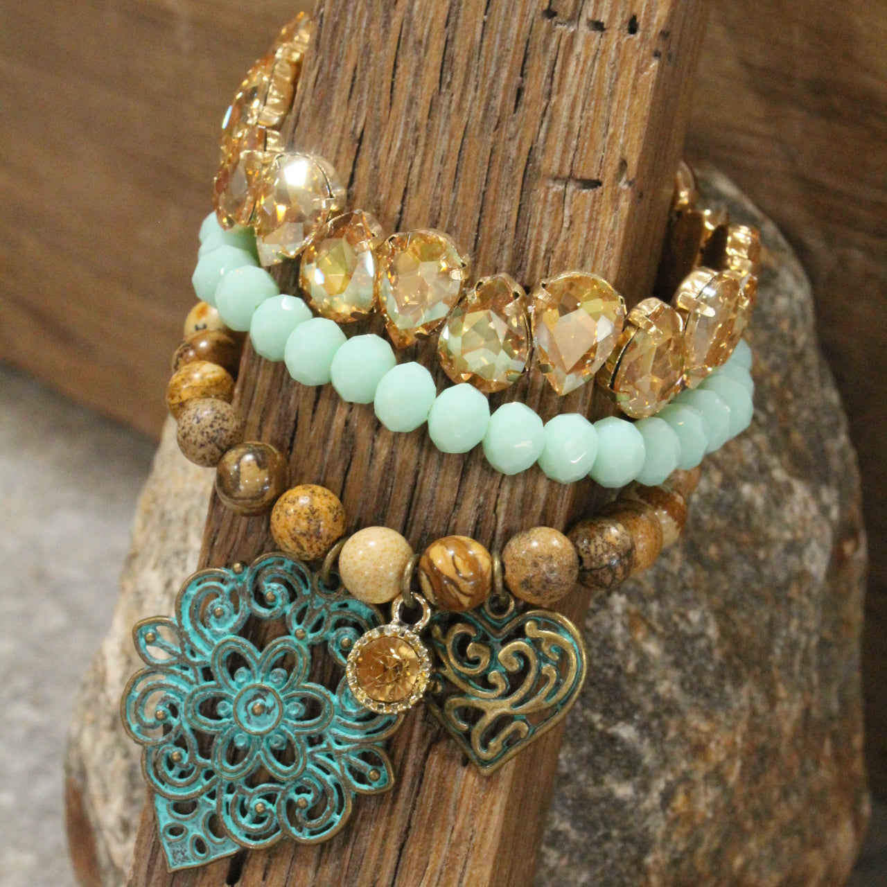 Crazy Over you Bracelet Set