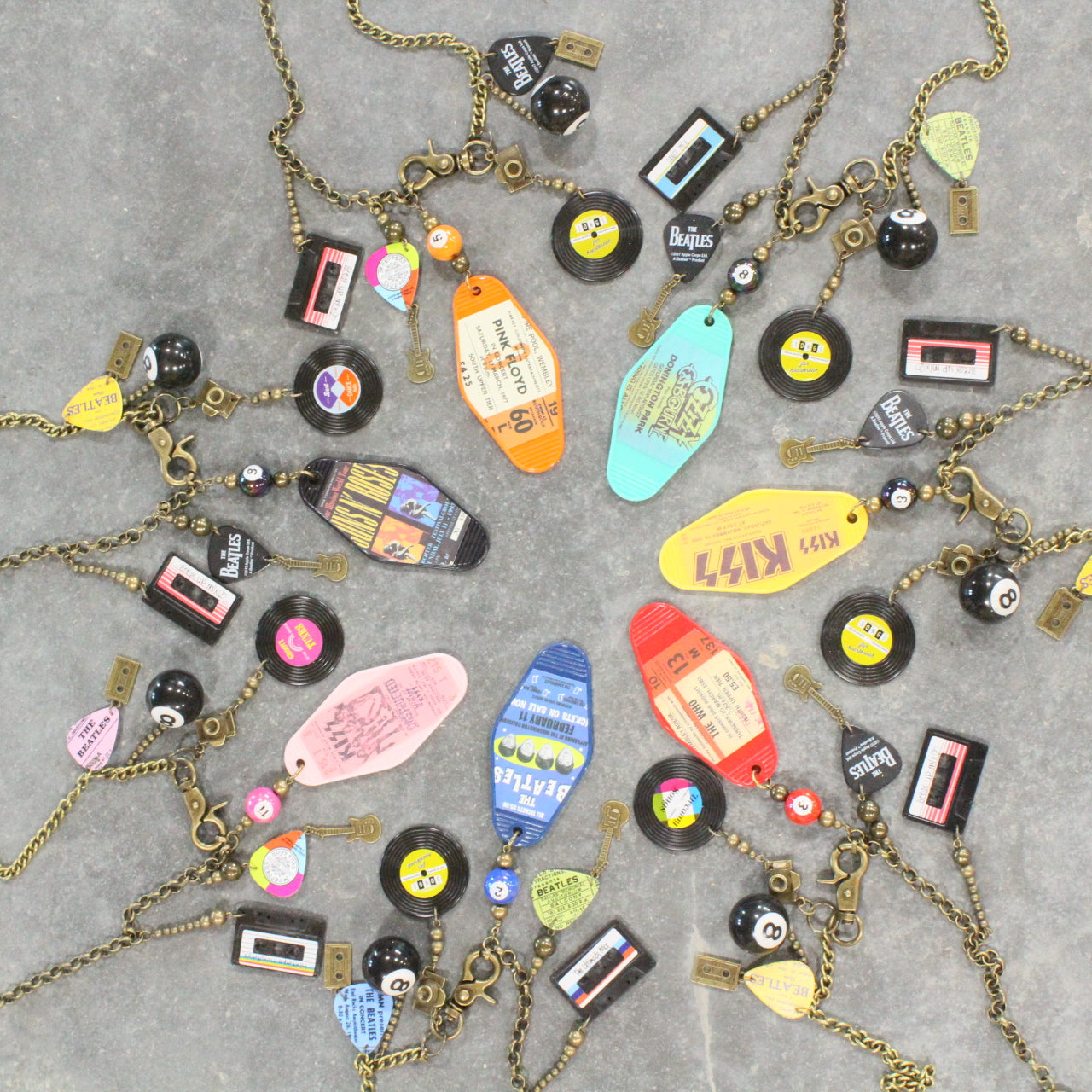 I Love Rock N Roll Charm'd Necklace
