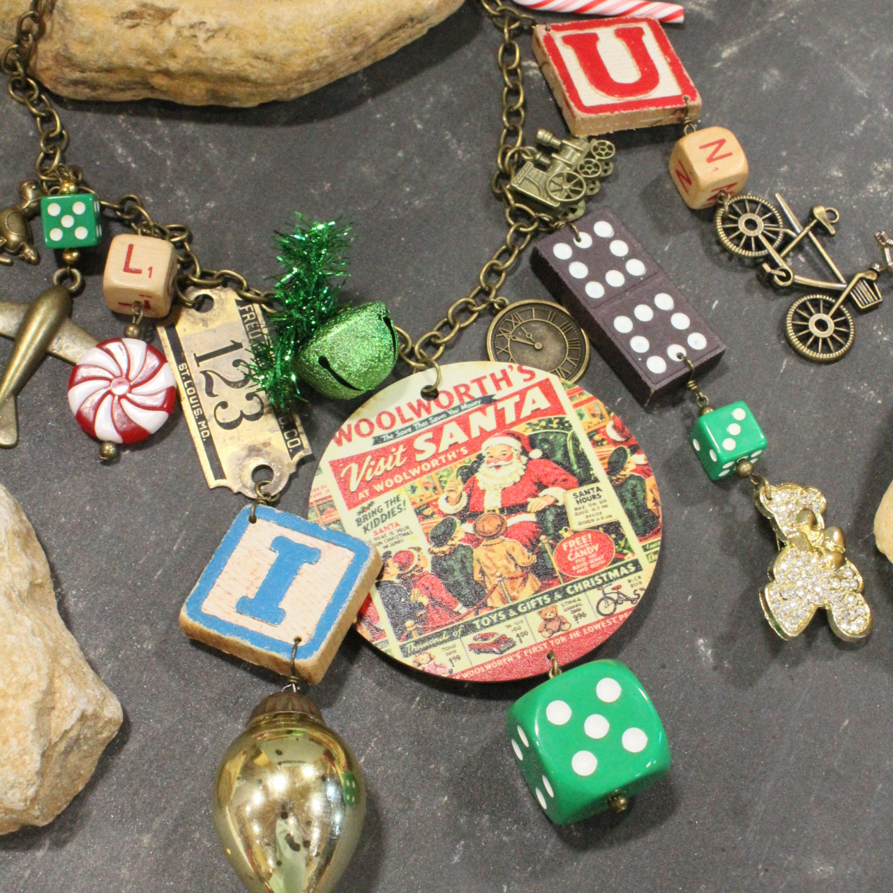 Christmas Wishlist Charm'd Necklace