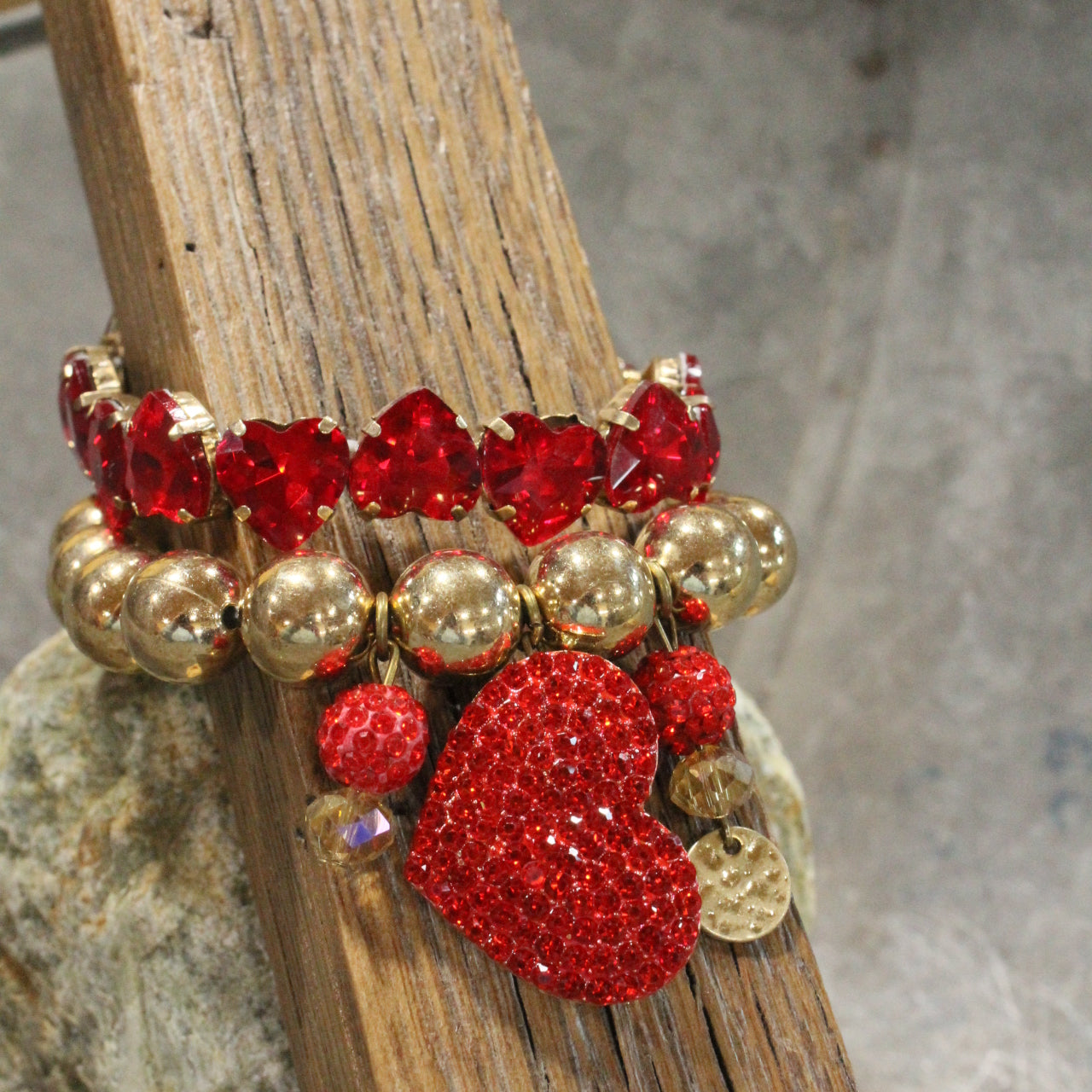 Double Heartbeat Bracelet Set