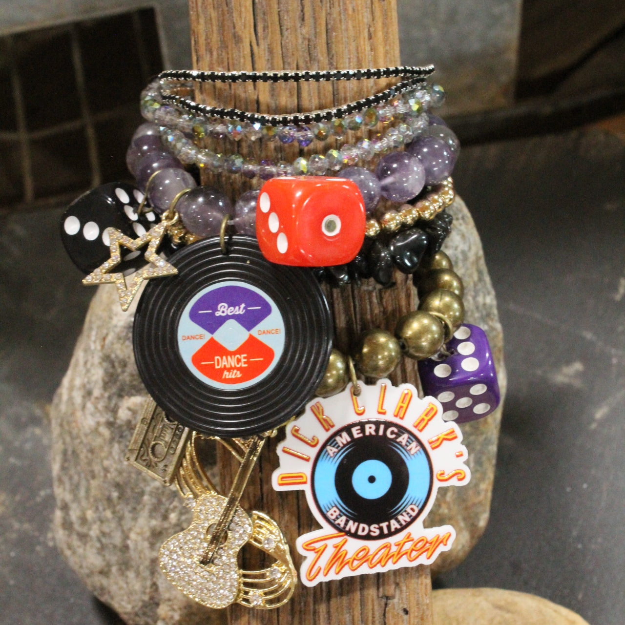 American Bandstand Chart Topper Charm'd Bracelet Set